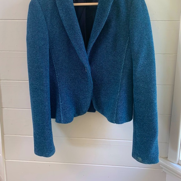 ⭐️ HOST PICK: Hugo Boss Orange fully lined blue jacket. Size 8. - Picture 9 of 12